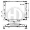 DIEDERICHS 8501200 Radiator, engine cooling